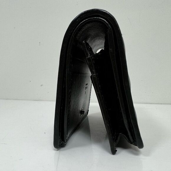 GUCCI GG Marmont Bifold Wallet quilted sherry line black leather without box - Picture 2 of 11